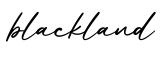 单词blackland书写