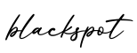 单词blackspot书写