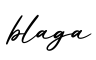 单词blaga书写