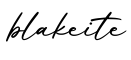单词blakeite书写