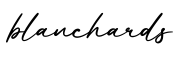 单词blanchards书写