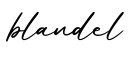 单词blandel书写