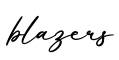 单词blazers书写