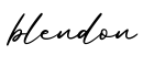 单词blendon书写