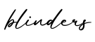 单词blinders书写