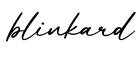 单词blinkard书写