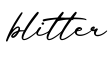 单词blitter书写