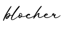 单词blocher书写