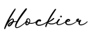 单词blockier书写