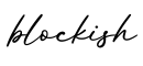 单词blockish书写