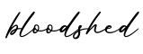 单词bloodshed书写