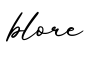 单词blore书写