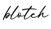 单词blotch书写
