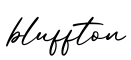 单词bluffton书写