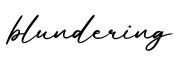 单词blundering书写