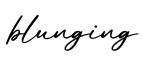 单词blunging书写
