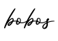 单词bobos书写
