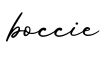 单词boccie书写
