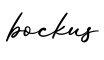 单词bockus书写
