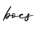 单词bocs书写