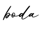单词boda书写