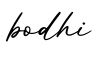 单词bodhi书写