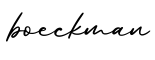 单词boeckman书写