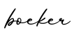 单词boeker书写