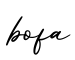 单词bofa书写