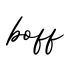 单词boff书写
