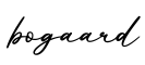 单词bogaard书写