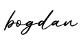 单词bogdan书写