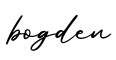 单词bogden书写
