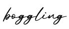 单词boggling书写