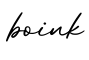 单词boink书写