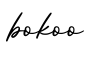 单词bokoo书写
