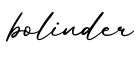 单词bolinder书写