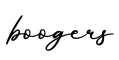 单词boogers书写
