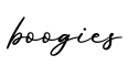单词boogies书写
