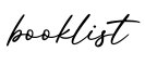 单词booklist书写