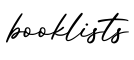 单词booklists书写