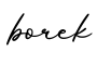 单词borek书写