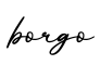 单词borgo书写