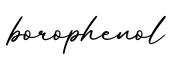 单词borophenol书写