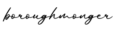 单词boroughmonger书写