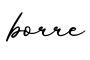单词borre书写