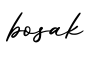 单词bosak书写