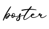 单词boster书写