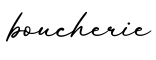 单词boucherie书写