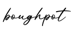 单词boughpot书写